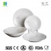 CH19A 19pcs plain opal glass dinner set